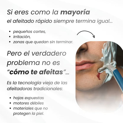 2 MasterGlide DualForce™ - Afeitadora Portátil