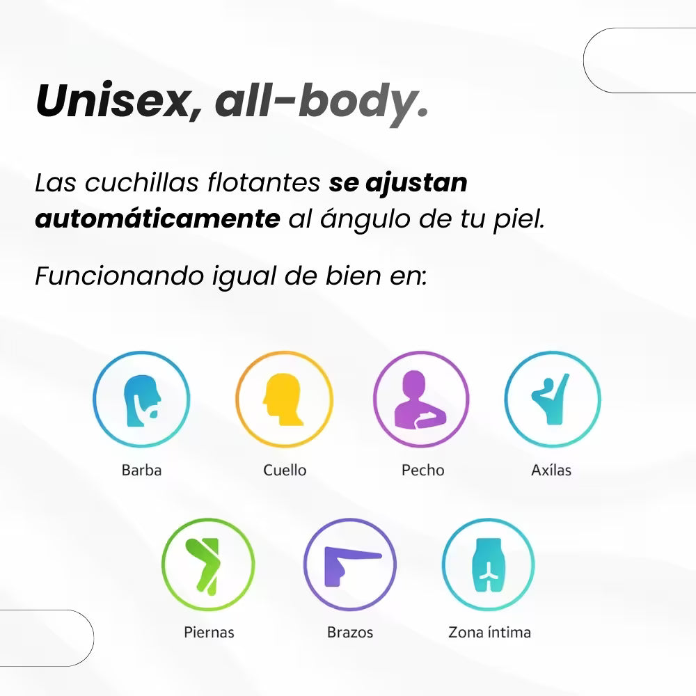 2 MasterGlide DualForce™ - Afeitadora Portátil